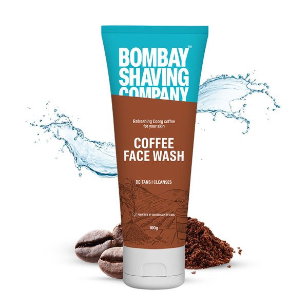 Bombay Shaving Company Coffee Face Wash for Men & Women - Deep-Cleanses, De-Tans & Blackhead Removal | Made in India