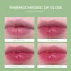 Hydrating Lip Glow Oil,6 Colors Plumping Lip Oil,Color Changing Moisturizing Tinted Lip Balm Lip Tint,Long Lasting&Non-Sticky Refreshing Natural Lip Oil Gloss（Pink Color）