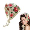 Hfpengzan Crochet Head Scarf Bandanas Headbands Hair Scarf for Women Girls Knitted Floral Hair Coverings Accessories for Hair Styling Holiday Decor, Tie-back Head Kerchief