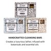 Taconic Shave, Natural Body Soap Bar Variety Pack with 3 Bars – 1 Bar Each of Taconic’s Bay Rum, Exfoliating Scrub and Dead Sea Salt, Handmade in the USA