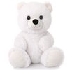 Tezituor White Teddy Bear Stuffed Animal, Cute 18 inch Stuffed Teddy Bear for Girlfriend Kids, Soft Plush Bear Stuffed Animal Valentine's Christmas Birthday Gifts