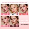 Cream Blush Stick, Natural Glow Finish Looking, Hydrating Lightweight Shiny Blush Cream, Long Wearing Blendable Blush for Cheeks & Lips (#2 Cream, 1 PC)