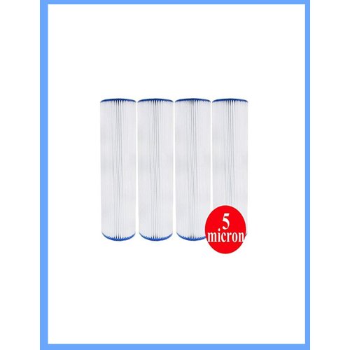 CFS – 4 Pack Sediment Water Filter Cartridges Compatible with American Plumber W20CLA Models – Removes Bad Taste and Odor – Whole House Replacement Filter Cartridge – 5 Micron