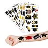 92 PCS Happy Graduation Congrats Grad Temporary Tattoos Themed Birthday Party Favors Decorations Supplies Tattoo Stickers Gifts For Kids Boys Girls Class Graduates High School College Prizes Carnival