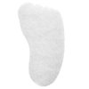 HartFelt Foot Scrub Sponge Exfoliator, Callus and Dead Skin Remover for Heel, Toes, and Foot, 1 Count, White