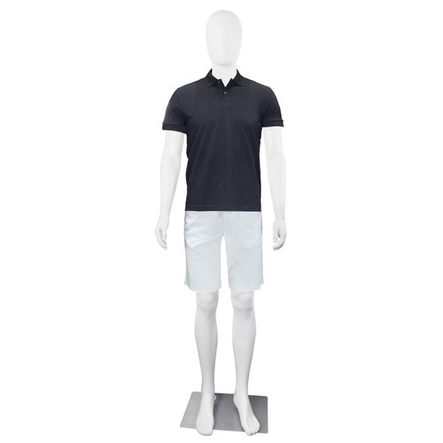 Male Mannequin Full Body Maniquine Model Stand Adjustable 73 inch Faceless Plastic Detachable Manequins Stand Metal Base Metal Connector, White Matte