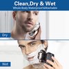 2023 9D Electric Head Shaver for Bald Men, Upgraded 6-in-1 Head Shaver for Bald Men, Waterproof Wet/Dry 6-In-1Grooming Kit Electric Shaverfor Men, Rechargeable Bald Head Razor for Home&Travel