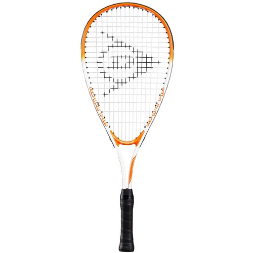 Dunlop Sports Play Junior Squash Racket, Orange/White, 7-10 Years Old, 23.5" Length