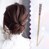 PAGOW 2 Pcs Rhinestone Crystal Hair Sticks, Colorful Hair Chopsticks for Women, Traditional Chinese Hairpin, Antique Chopsticks Hairpin for Long Hair, Wedding Hair Accessories Jewelry