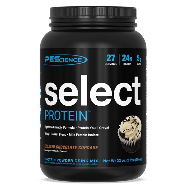 PEScience Select Low Carb Protein Powder, Chocolate Cupcake, 27 Serving, Keto Friendly and Gluten Free