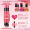 LOKFAR Cream Blush Stick for Cheeks Blush Makeup - 2 in 1 Multi Stick Blush for Cheeks Tint & Eyes & Lips, Cheek Makeup Stick Makeup Blush with Brush, Waterproof Creme Blush (#02 Rose Red)