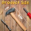 Toy Choi's 4Pcs Toddler Hammer, Plastic Toy Hammer and Toys Simulation Hammers Maintenance Tools, Pretend Play Kid Hammer for Toy Workbench