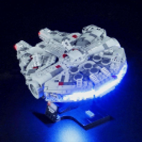 LIGHTAILING Light for Lego-75375 Millennium-Falcon - Led Lighting Kit Compatible with Lego Building Blocks Model - NOT Included The Model Set