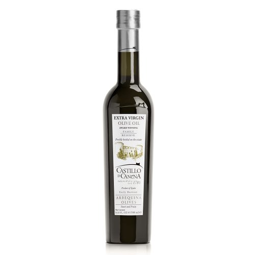 Castillo De Canena Extra Virgin Olive Oil (16.8 fl. oz.) Arbequina Cold-Pressed Purity | Rich, Bold Flavor Profile | Bread, Soup, Pasta, Salad Dressing, Vegetables | Spanish