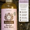 Herbal Body Wash, Lavender by Moon Valley, All Natural Ingredients, No Parabens, Vegan, Moisturizing Essential Oils, Two Pack