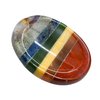 7 Chakra Worry Stone Crystals and Healing Stones - Worry Stones for Stress Relief Gifts - Piedra Crystal Fidget for Meditation, Calming, Relaxation - Unique Stocking Stuffers and Birthday Gifts for Women, Men
