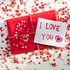 Winlyn 480 Pcs Valentine's Day Heart Stickers Bulk Self-Adhesive Glitter Hearts Shaped Foam Stickers Embellishments in Red Pink White Valentine Arts and Crafts for Kids Scrapbooking Cards Gift Décor