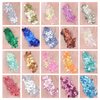 40 Colors Body Glitter Face Glitter Hair Glitter Makeup Glitter Gel, Face Glitter for Women, Glitter Gel, Glow in The Dark, for Body, Face, Hair, Glitter Eyeshadow, Glitter Makeup for Festival, Party