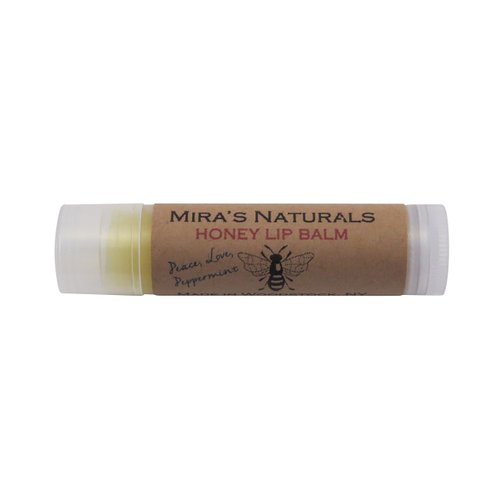 Mira's Naturals .15 Oz. Natural Lip Balm Tube Peace, Love, Peppermint