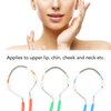 Dioche Spring Facial Hair Remover, Manual Epilator Spring, 3 Pcs Portable Manual Hair Removal Tool Spring Threading Epilator for Women Face Upper Lip Chin Cheeks