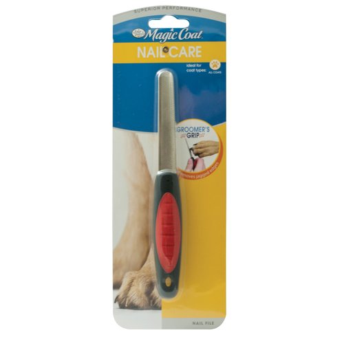 Four Paws Magic Coat Groomer's Grip Dog Nail File, Black