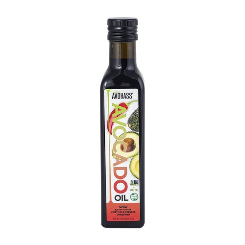 Avohass New Zealand Chili Extra Virgin Avocado Oil 8.5 fl oz Bottle