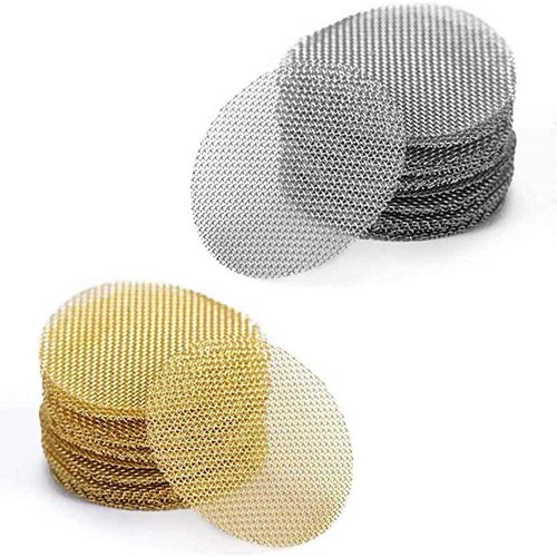 100pcs Pipe Screens, 3/4 Inch Pipe Filters, 50pcs Premium Stainless Steel Pipe Screens and 50pcs Brass Filters