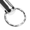 Dophee 1Pc Silver Pocket Stainless Steel Cigar Punch Cutter Key Chain Keyring