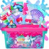 Mermaid Slime Kit for Girls, Mini Dreamy Slime Making Kit for Kids 6-12, Party Favors for Childrens