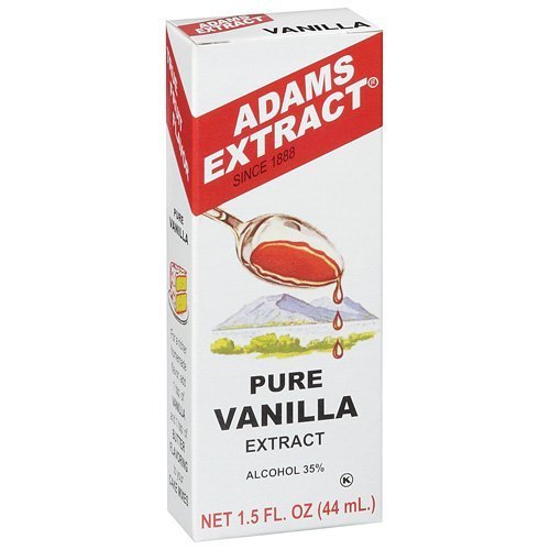Adams Extract Flavoring 1.5oz Bottles (Pack of 3) Choose Flavor Below (Pure Vanilla Extract 1.5oz)