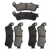 VTX 1800 Brake Pads Front and Rear for Honda Goldwing 1800 GL1800 2001-2016, VTX1800 VTX 1800 2002-2013, CBR1100XX Blackbird 1997-2003, VFR800F Interceptor 800, ST1100 ST1300