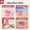 TOY Life Beach Toys for Kids Ages 4-8, Sand Toys, Sandbox Toys, Beach Toys for Toddlers 1-3, Sand Bucket, Sand Castle Building Kit, Beach Bucket, Summer Toys