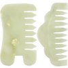 MAGICLULU 2Pcs Jade Gua Sha Scraping Massage Comb Wide Tooth Comb for Head