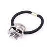 URTERYSER Skull Hair Tie Goth Hair Tie Skull Scrunchies Punk Hair Scrunchies Halloween Ponytail Holder Skull Elastic Bands Skull Scrunc, bronze