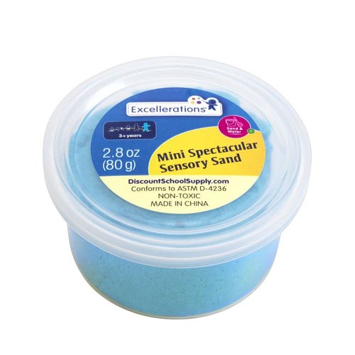 Excellerations Mini Spectacular Sensory Sand Set of 8 - Party Favors, Sensory Toys for Kids, Fidget Kit