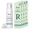 Rael Feminine Wash, Foaming Cleansing Wash - pH Balance Intimate Wash Women, Uscented, Sensitive Skin, All Skin Types, Vegan, Cruelty Free (5oz, 4 Pack)