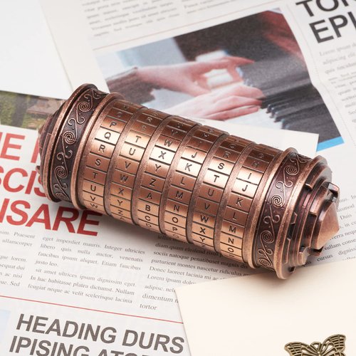 Cryptex Da Vinci Code Money Puzzle Box for Cash Gift Puzzle Boxes with Hidden Compartments Valentine's Day Gift for Boy Birthday Gifts for Her Gifts for Girlfriend Gifts for Men Gift for Mom
