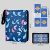 MTGPRO Card Binder for Yoto Cards 4-Pocket,400 Pockets Trading Card Binder Holder Collector Album Book Includes 50 Removable Sleeves (Mermaid Dress Up)