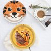 60Pcs Jungle Safari Party Paper Plates Jungle Zoo Animal Print Party Supplies 7"Animal Shaped Plates Safari Theme Party Plates for Baby Shower Jungle Animal Theme Birthday Party Decorations