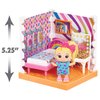 JoJo Siwa JoJo's World Bedroom Mini Playset, Mini JoJo Collectible Figure, 12-pieces, Kids Toys for Ages 6 Up by Just Play
