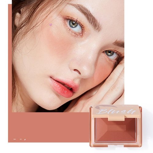 MAEPEOR Matte Face Blush for Cheeks 9 Colors Lightweight Natural Look Blush Long-Lasting Highly Pigmented Powder Blush for All Skin Tones (Color 09)