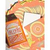Tally-Ho Autumn Circle Back Playing Cards, Orange