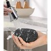 RDRKR Pumice Stone Foot and Hand Scrubber - Natural Lava Stone for Callus Remover, Foot Exfoliation, Hand Scrub, Pedicure Tool, Dry Skin Remover, Promote Healthy Foot and Hand Care (Black)