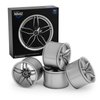 Nifeliz Star-Shaped Wheel Hubs, Set of 4 Painted Wheel Hubs, Stylish Wheel Hubs for 1:8 Scale Car Building Block Kits