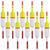 SILANON Slip Bobbers Fishing Floats and Bobbers Balsa Wood Slip Bobbers Floats Spring Bobbers for Crappie Catfish Trout Panfish Walleyes Fishing Bobbers 10pcs
