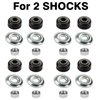 LEAPGOMAX Golf Cart Shock Bushing Kit Fits EZGO 1989-Up TXT Marathon Golf Cart and Club Car 1982-Up DS and Precedent Two Front/Rear Stud, Replaces OEM# 1011415