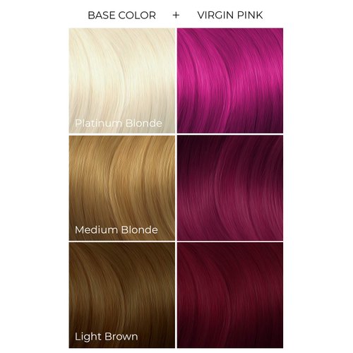 ARCTIC FOX Vegan and Cruelty-Free Semi-Permanent Hair Color Dye (8 Fl Oz, VIRGIN PINK)