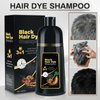 Black Hair Dye Shampoo 3 in 1 Champu Para Canas for Gray Hair Coverage, Natural and Herbal Color Shampoo for Women