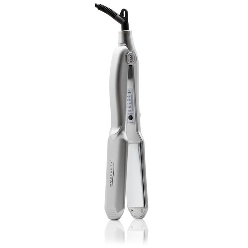 ISO Beauty ISOPRKTN-203 Pure Keratin 1.5' Titanium-Plated Hair Straightener - Silver