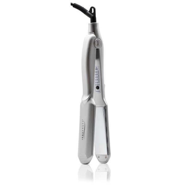 ISO Beauty ISOPRKTN-203 Pure Keratin 1.5' Titanium-Plated Hair Straightener - Silver